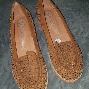 Jeffery Campbell ibiza suede studded loafers